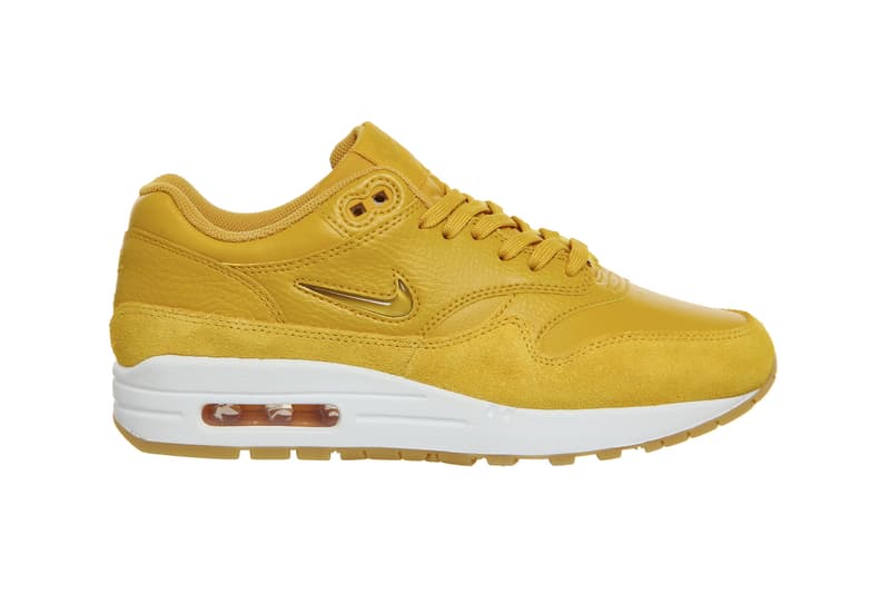 Nike air max 1 jewel mineral yellow golden womens sneakers where to buy office