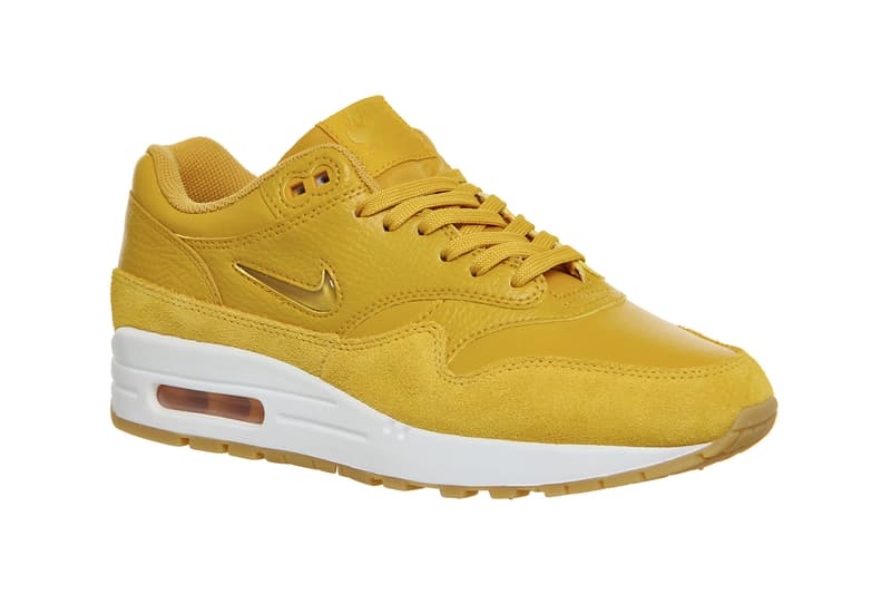 Nike air max 1 jewel mineral yellow golden womens sneakers where to buy office