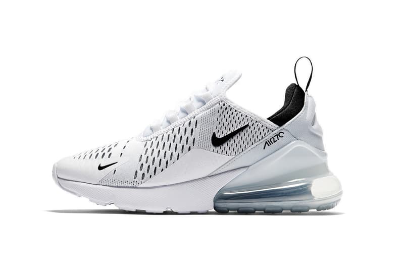 Nike Air Max 270 Women's White/Black Colorway Sneaker Silhouette New Modern Nike Wmns