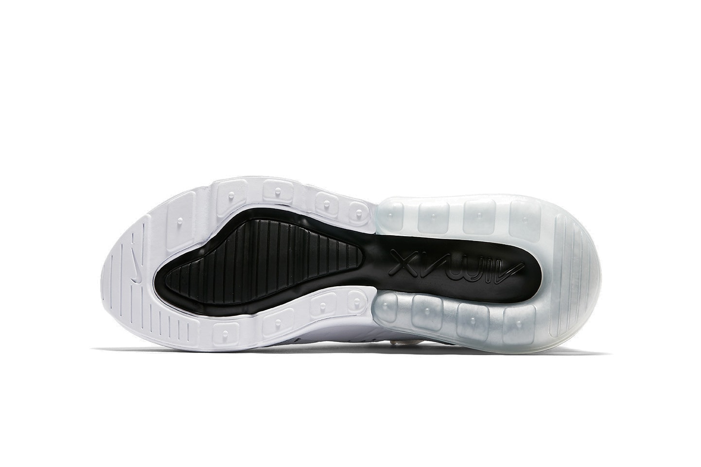 Nike Air Max 270 Women's White/Black Colorway Sneaker Silhouette New Modern Nike Wmns
