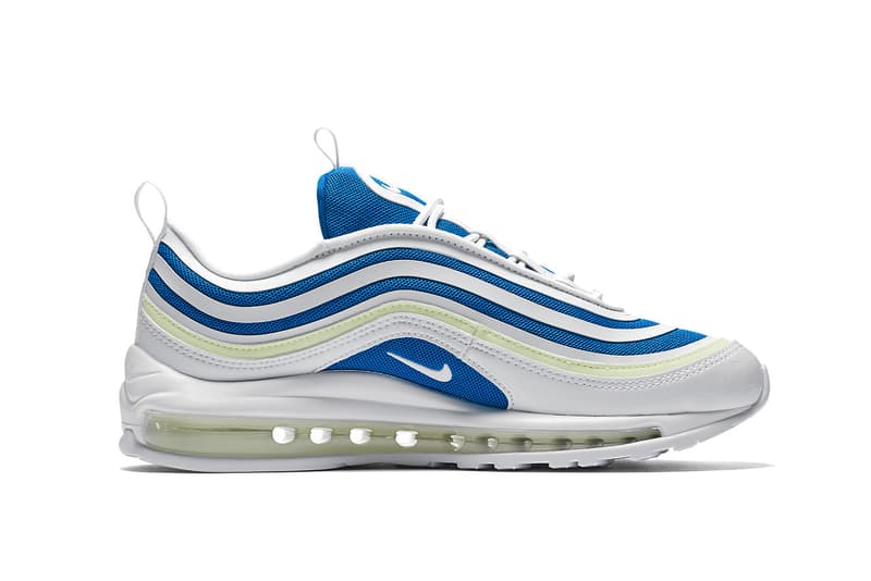 Nike Air Max 97 Ultra in Blue/White "Sprite" Royal Blue Sneaker Silhouette Shoe Future Release