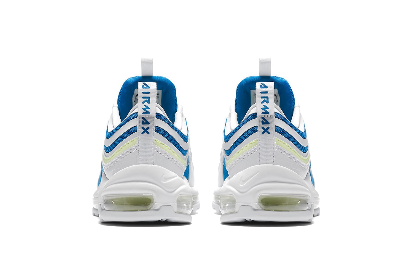 Nike Air Max 97 Ultra in Blue/White "Sprite" Royal Blue Sneaker Silhouette Shoe Future Release