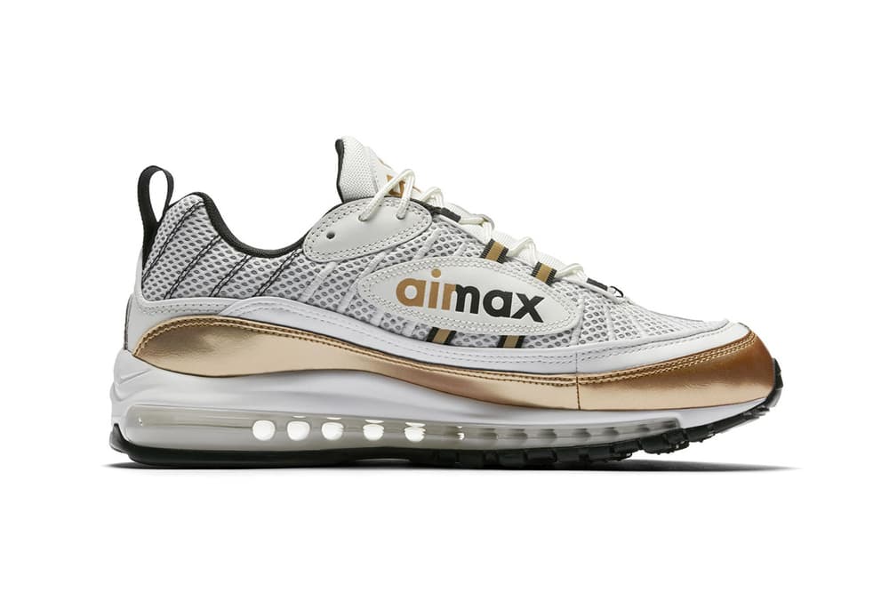 nike air max 98 uk white gold