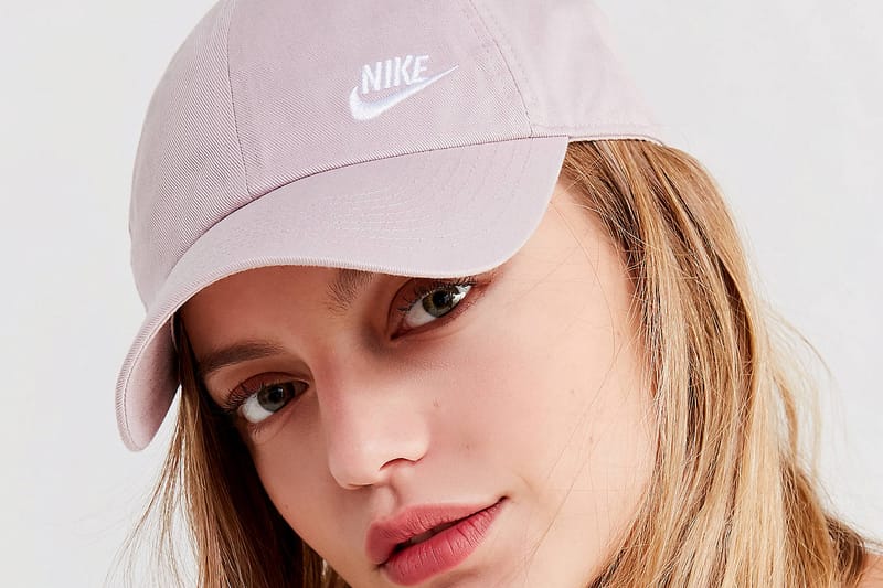 pink nike dad hat