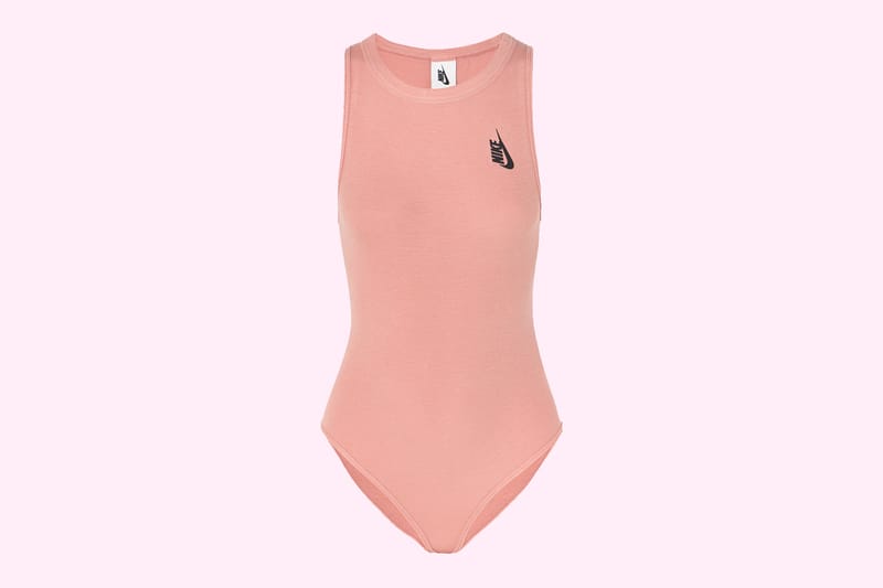 nike bodysuit pink