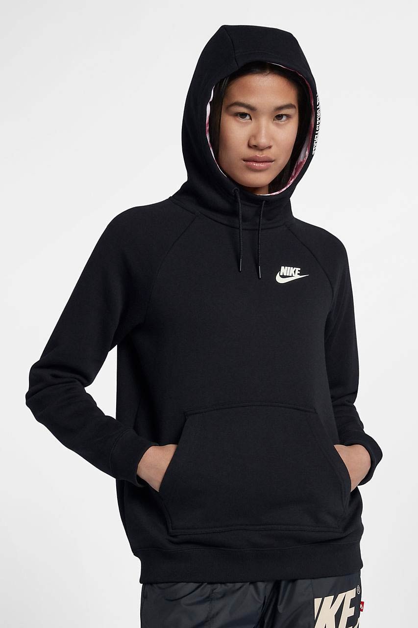 Nike Sportswear Force Is Female Pullover Hoodie Black
