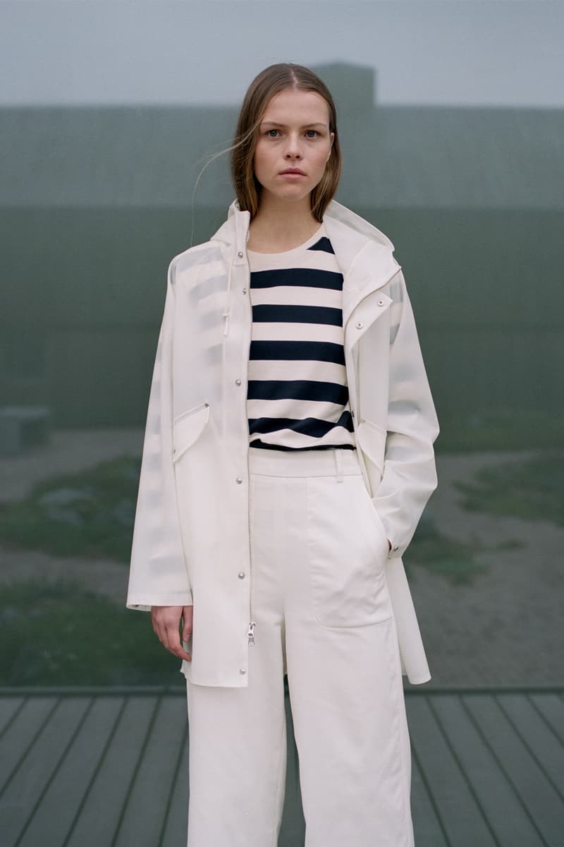 Norse Project Spring/Summer 2018 Collection Lookbook PVC Rain Coat Striped Shirt