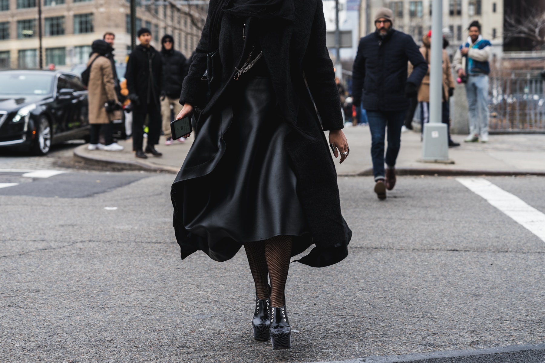 New York Fashion Week Part 1 Street Style Snaps Fashion Outfits NYFW 2018 Louis Vuitton Balenciaga Fendi Gucci Celine