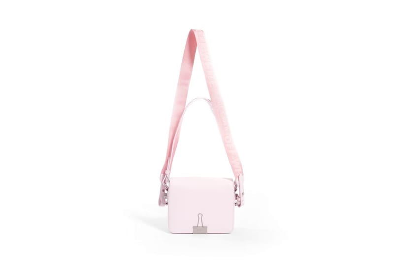 off white pink tote