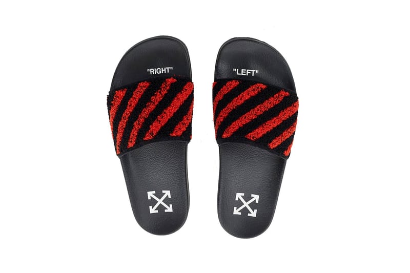 white and red slides