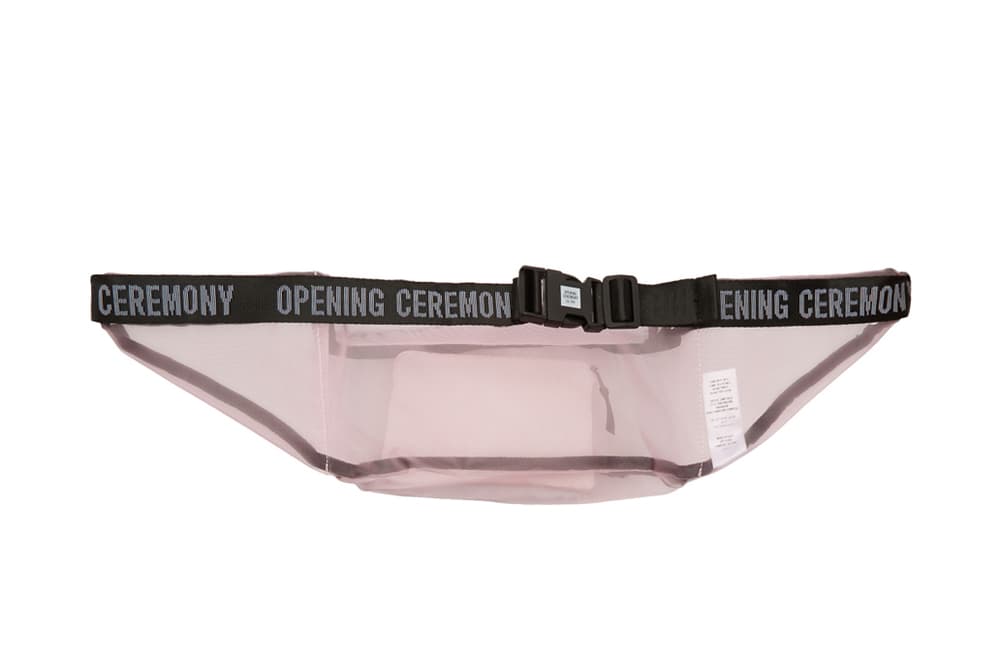 Opening Ceremony Mesh Fanny Pack Bag Pink White Red Black Simple Bum Bag Purse Torch Humberto Leon Carol Lim