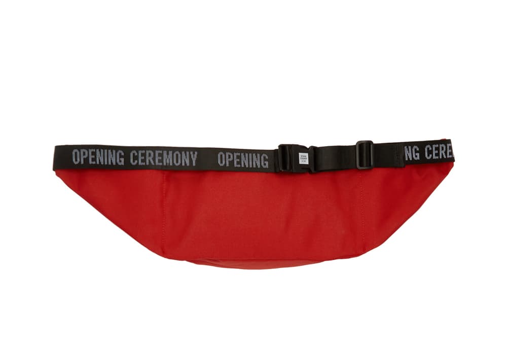 Opening Ceremony Mesh Fanny Pack Bag Pink White Red Black Simple Bum Bag Purse Torch Humberto Leon Carol Lim