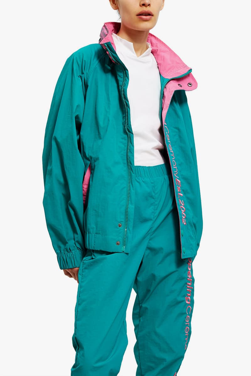 Opening Ceremony Wind Jacket Teal Green