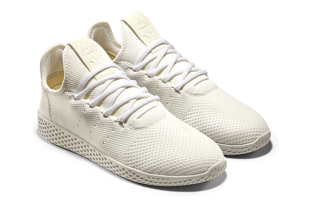 pharrell williams adidas originals blank canvas pack holi hu nmd trail tennis stan smith white cream primeknit track top release info date