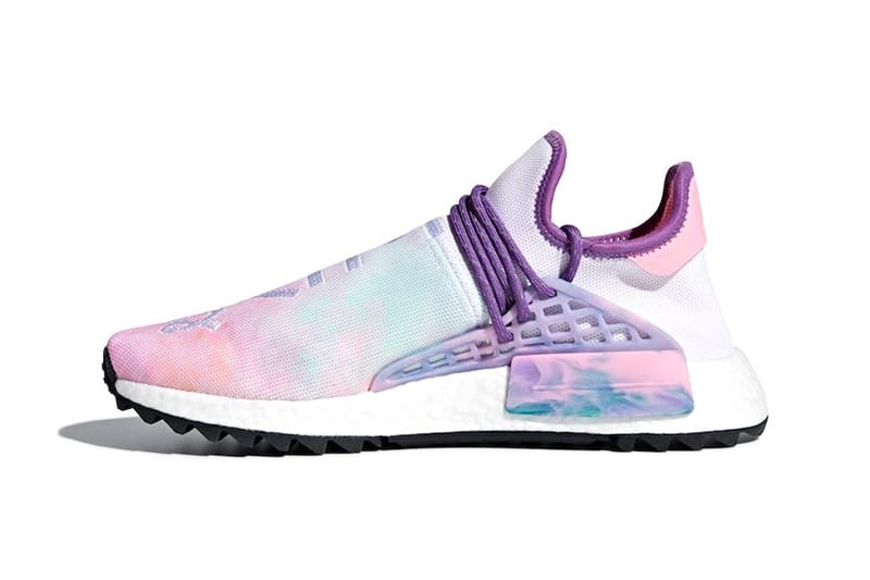 Find out When You Can Cop Pharrell x adidas' Hu NMD Trail "Pink Glow"