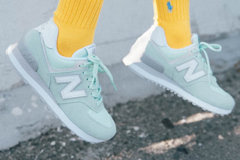 Princess Gollum Josephine Lee New Balance 574 Seafoam Overcast