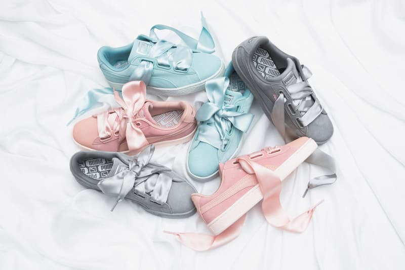 puma suede heart pebble pastel hbx