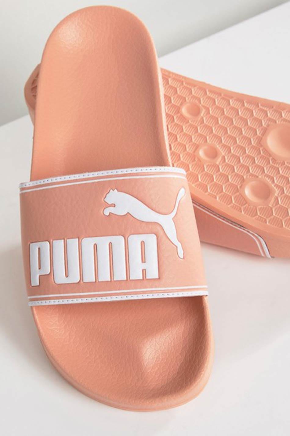 pink and orange pumas