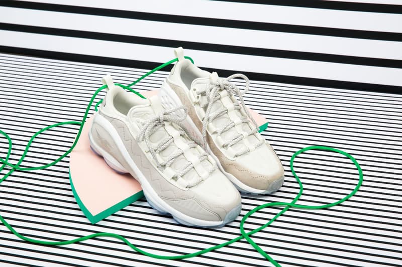 pam pam London Reebok DMX Run 10 Editorial Featuring Georgia Cranstoun Chalk Pair View