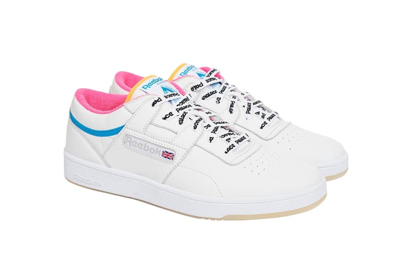 Palace Reebok Workout White Pink