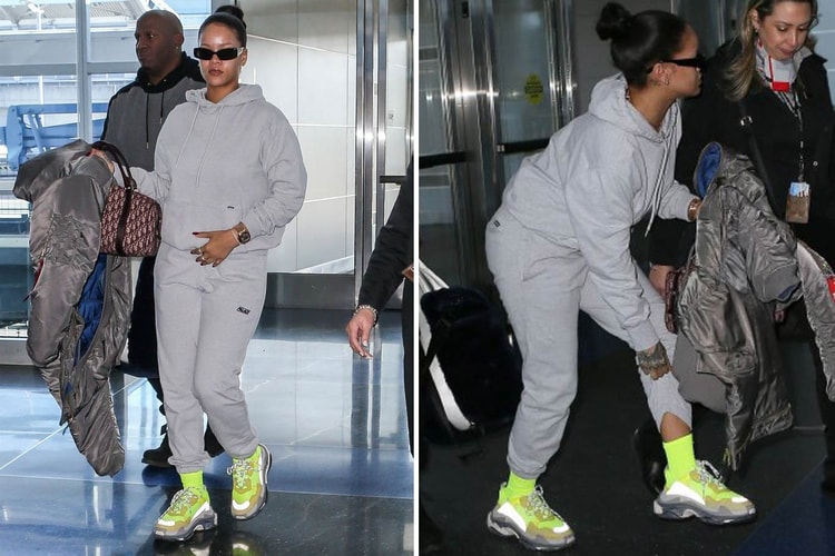 How to Get Rihanna's Cozy Airport Look Featuring Vetements & Balenciaga