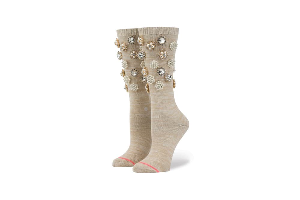 Rihanna Stance Cold Hearted Socks White