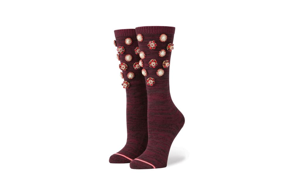 Rihanna Stance Cold Hearted Socks Wine