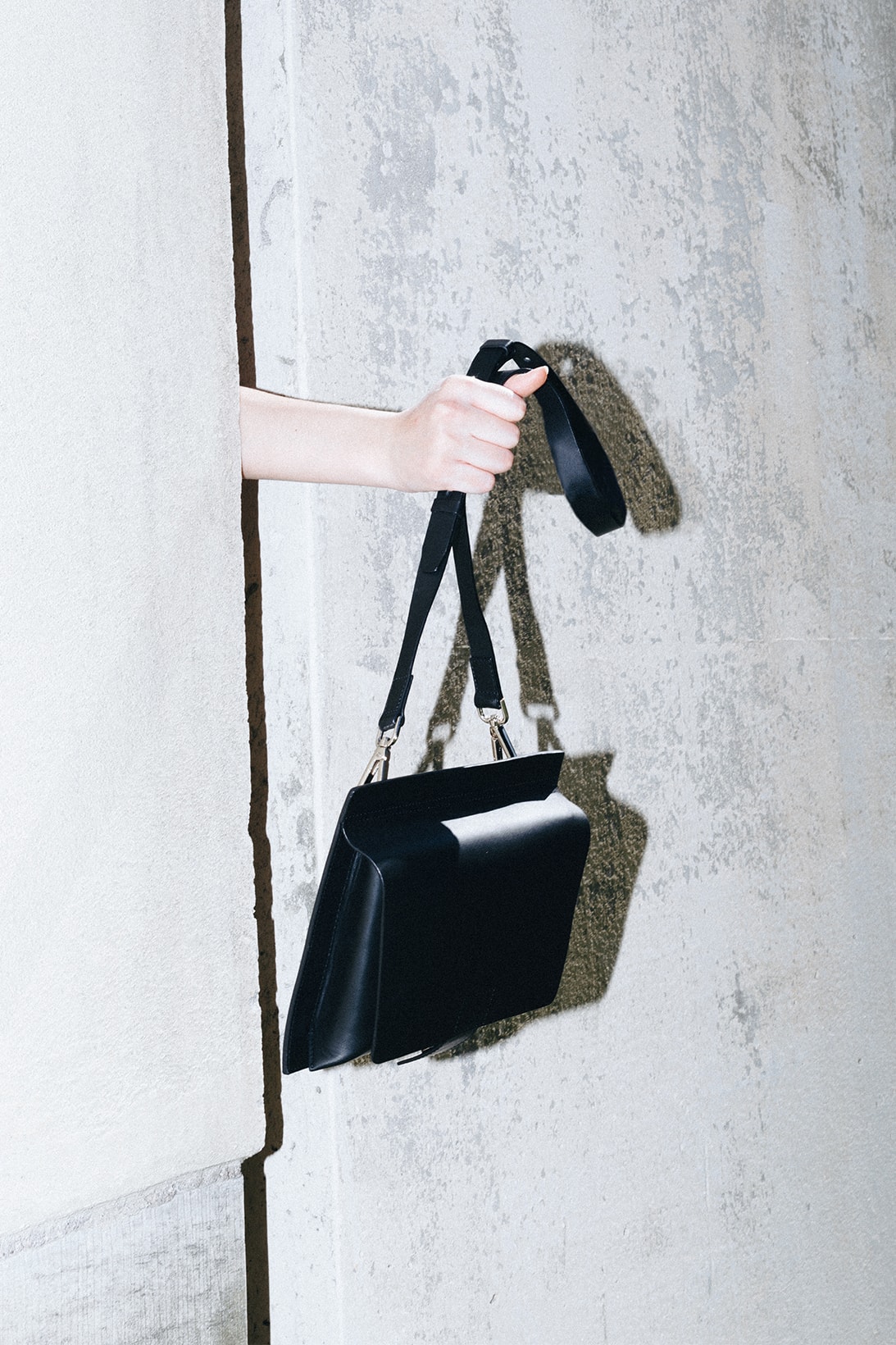Sandqvist atlas collection black leather minimal handbag shoulder bag backpack wallet where to buy womens
