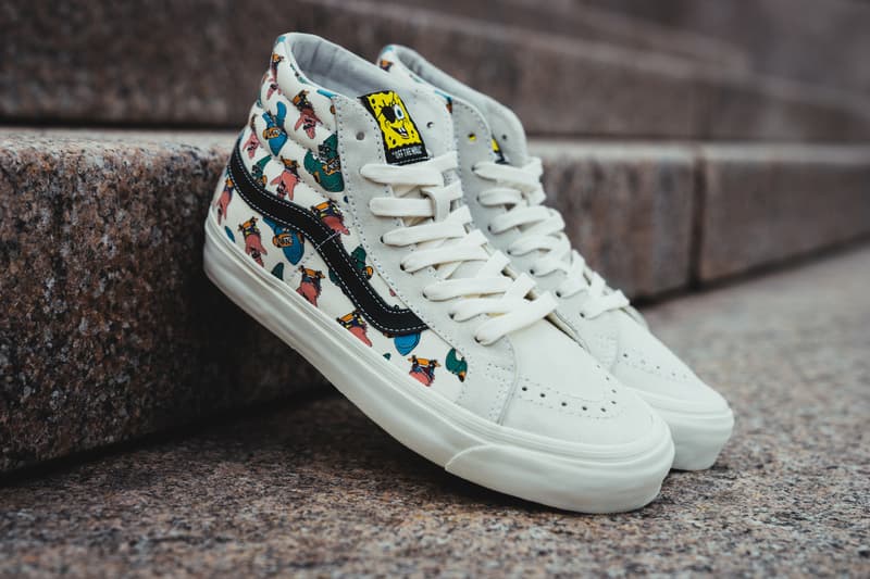 Vans Spongebob Squarepants Collection Sneakers Slip-On Sk8-Hi Authentic Nickelodeon Collaboration