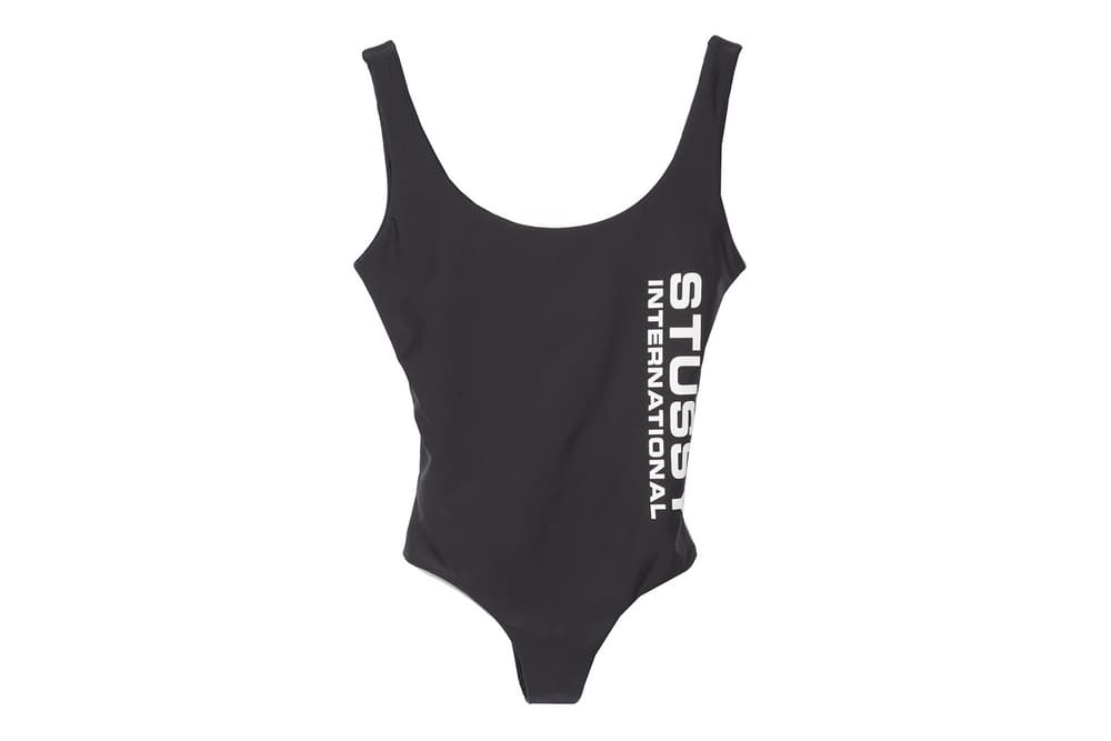 Stussy Women International Wells One Piece Swimsuit Black