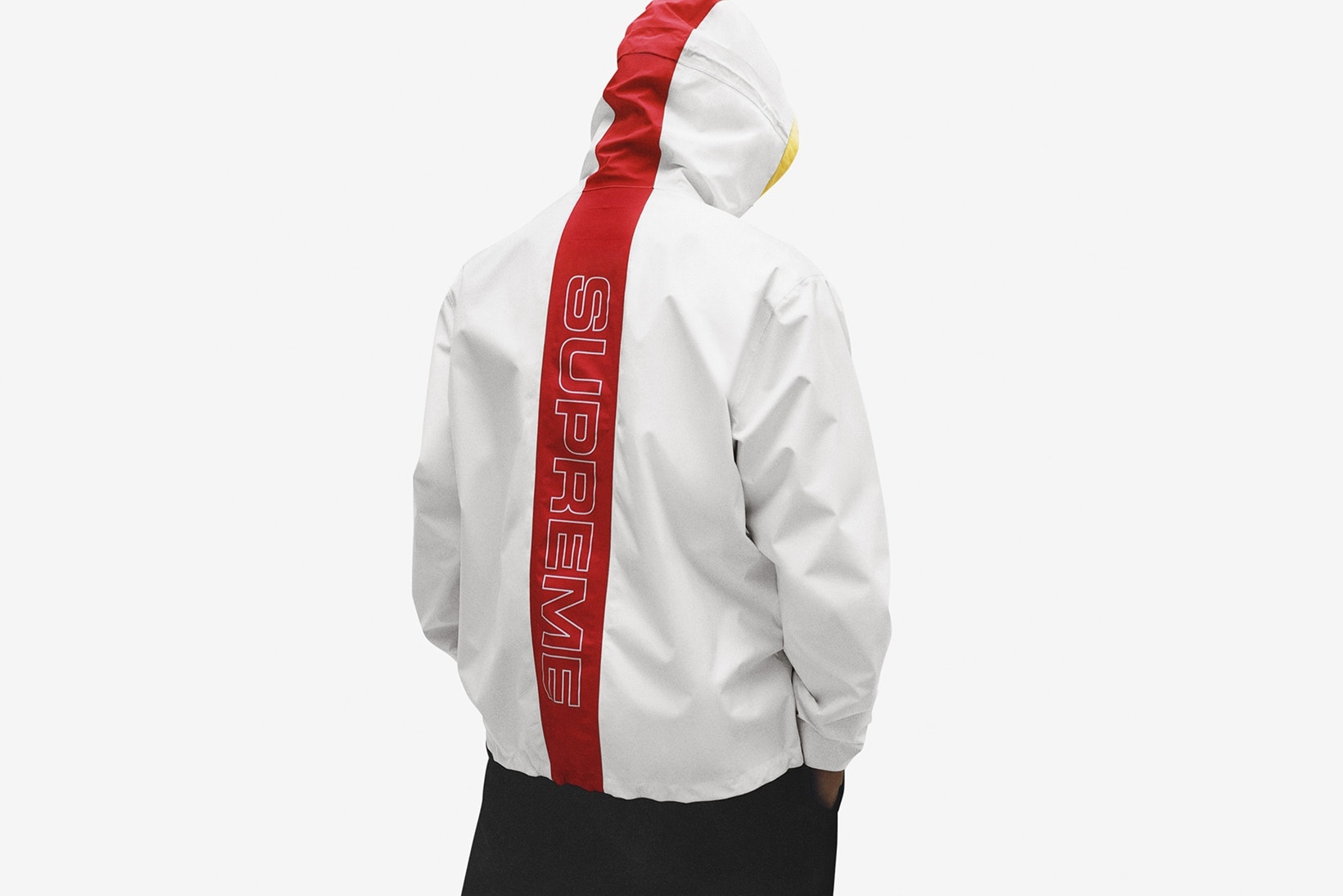 Supreme Spring/Summer 2018 Collection Lookbook Jacket White Red