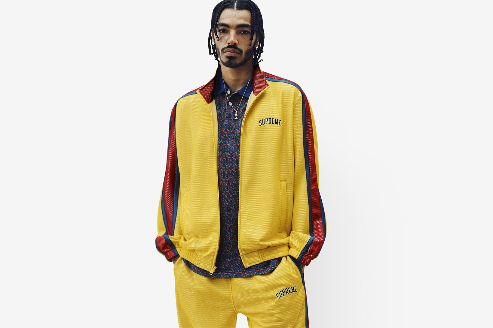 Supreme Spring/Summer 2018 Collection Lookbook Jacket Yellow