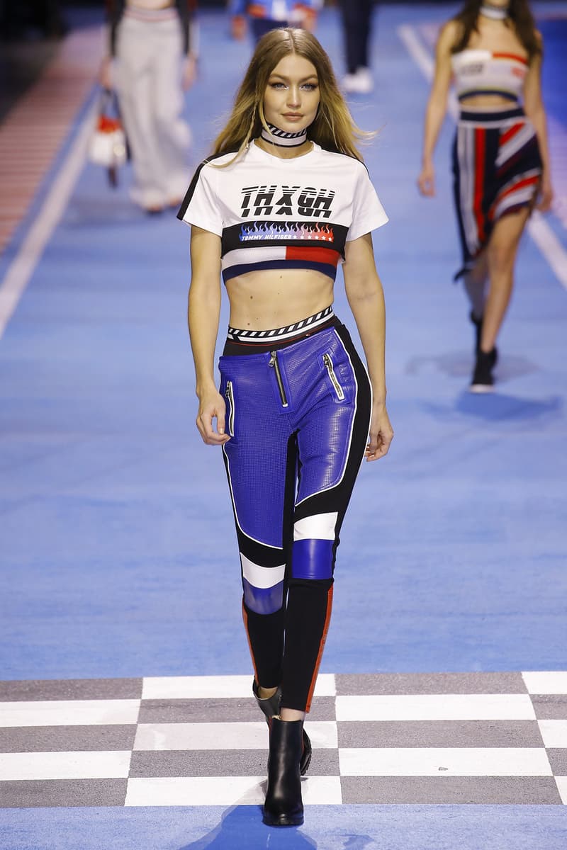 Gigi Hadid Tommy Hilfiger Spring 2018 Milan Fashion Week Show Collection