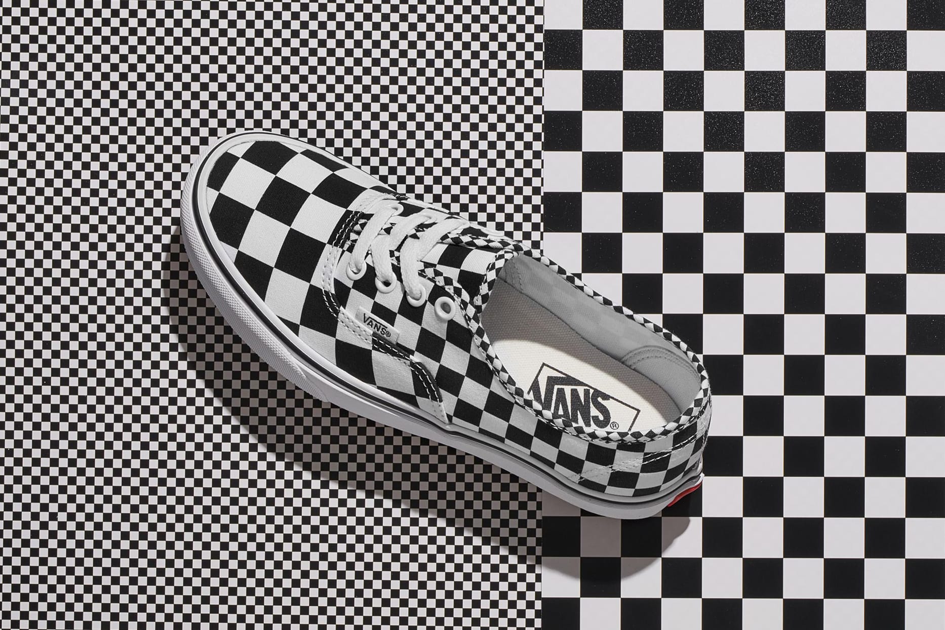 checker pattern vans