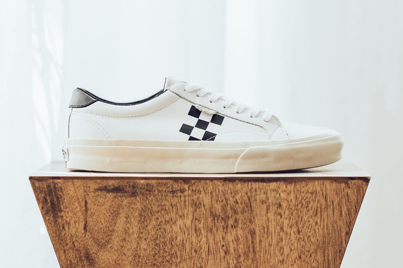 Vans Court Checkered True White Black