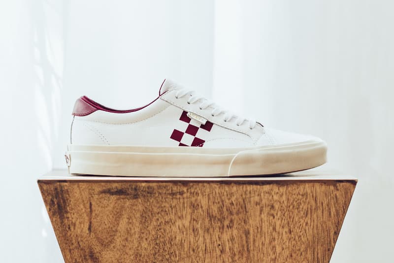 Vans Court Checkered True White Cabernet