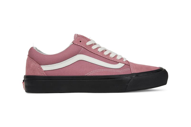 vans rose black