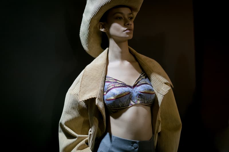 Vaquera Fall 2018 Collection Bra Top Suede Hat Jacket