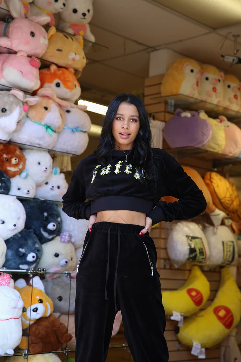 Vfiles Juicy Couture Collection Sami Miro collaboration velour tracksuit bomber jacket t-shirt track pants