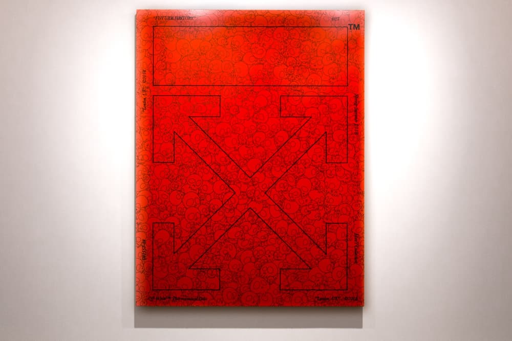 Virgil Abloh Takashi Murakami Future History Exhibit Gagosian Gallery London