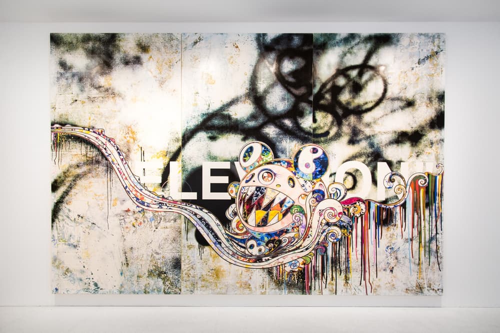 Virgil Abloh Takashi Murakami Future History Exhibit Gagosian Gallery London