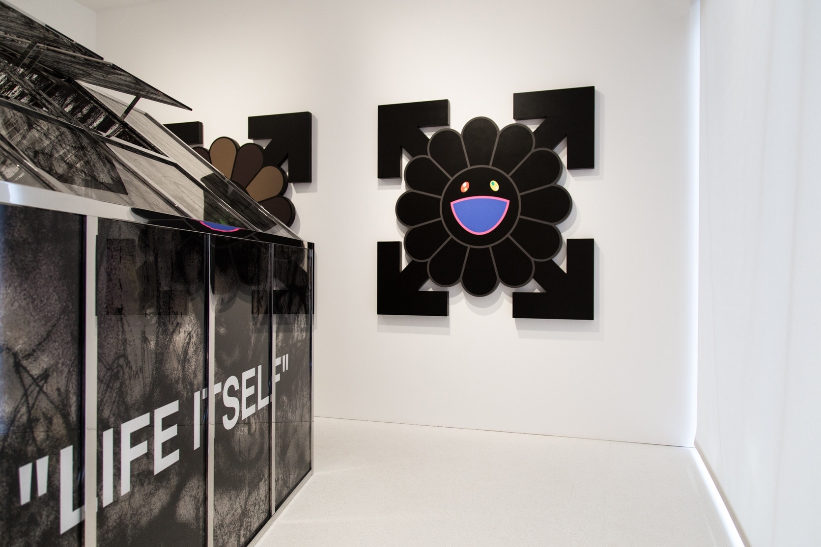 Virgil Abloh Takashi Murakami Future History Exhibit Gagosian Gallery London