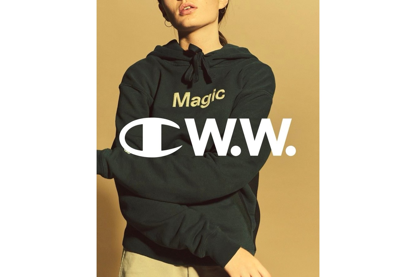 Champion by Wood Wood Spring Summer 2018 Collaboration Collection First Look Magic Green Sweater Hoodie