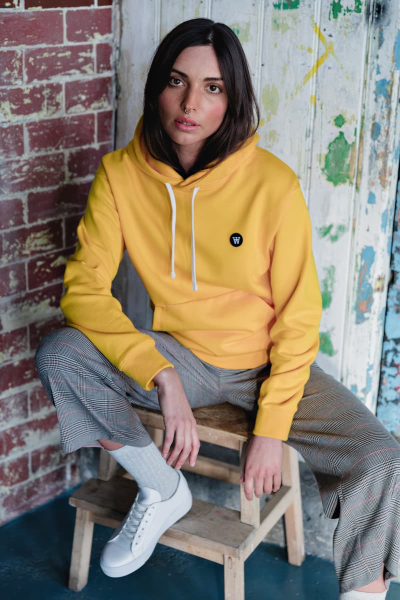 Wood Wood Spring 2018 Collection Lookbook Yellow Hoodie