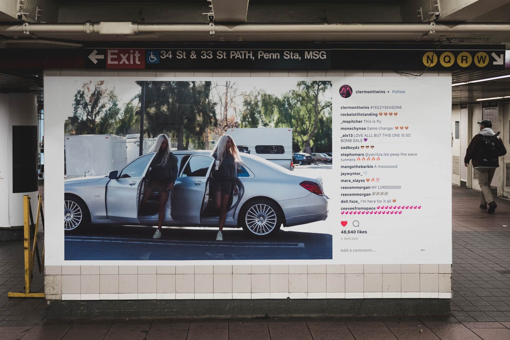 YEEZY Season 6 Ad Campaign New York City Herald Square
