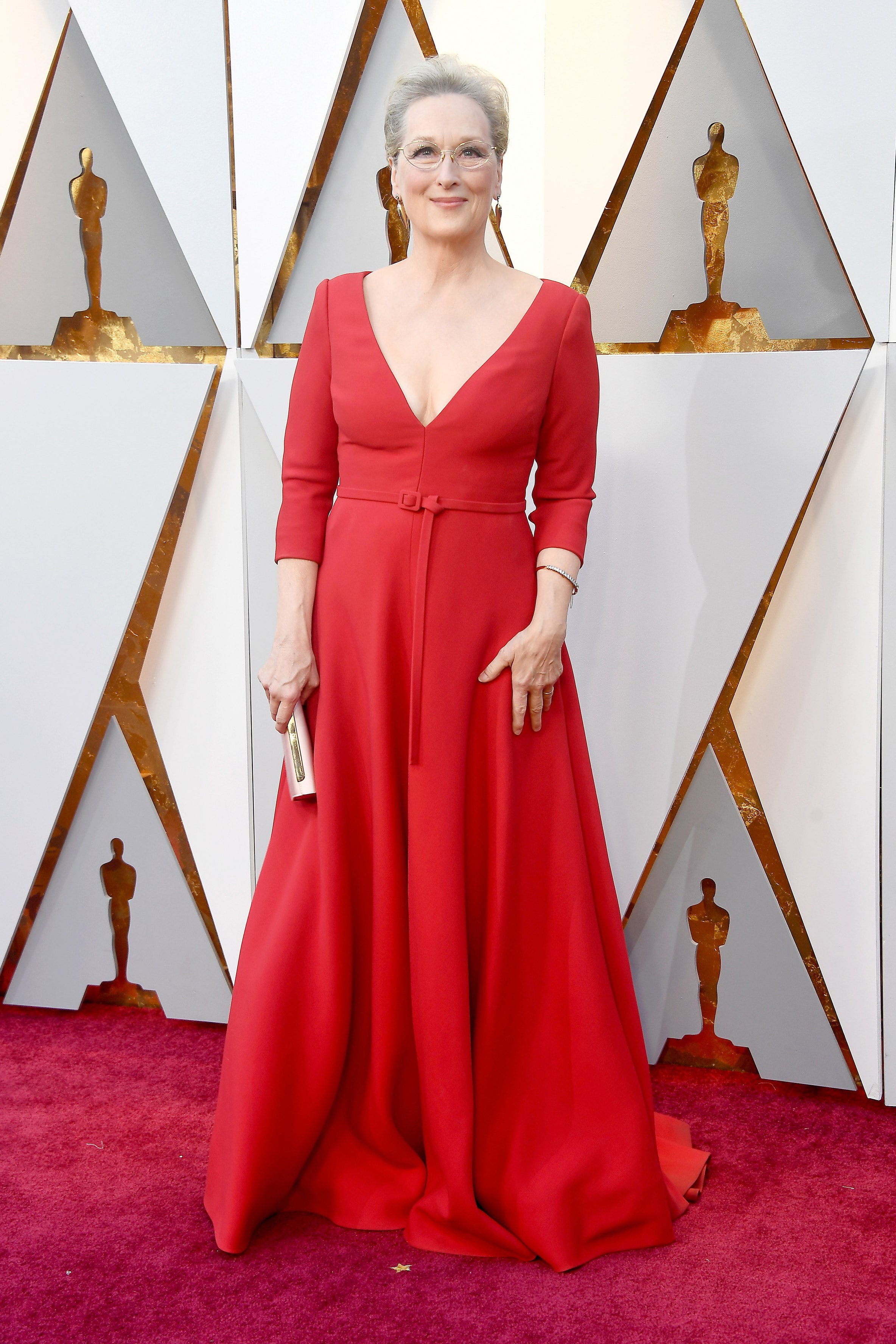 2018 Academy Awards Oscars Red Carpet Meryl Streep