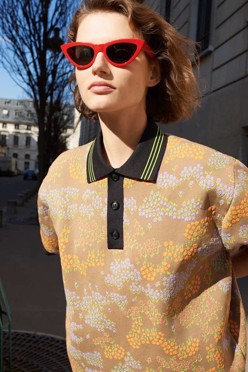 Celine E-Commerce Launch 24 Sevres Floral Polo Sweater Sunglasses Yellow Green Red