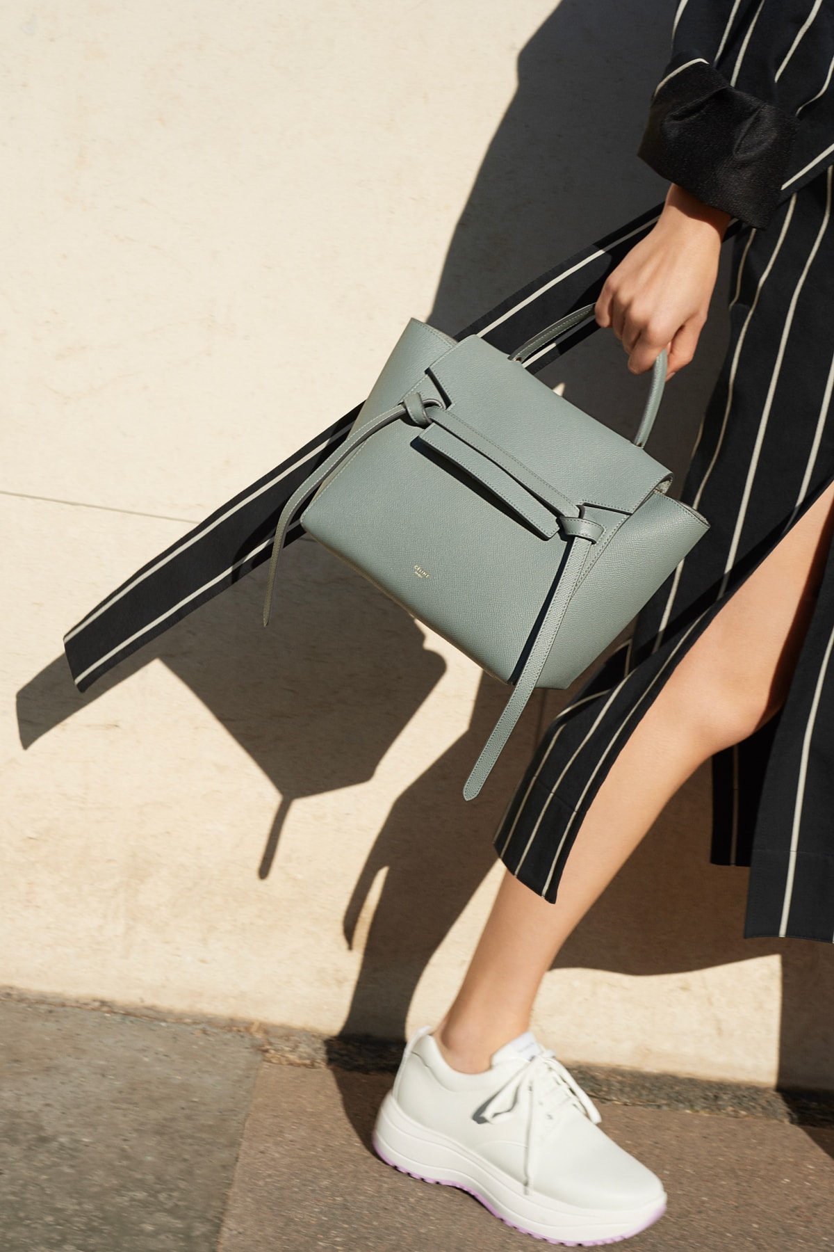 Celine E-Commerce Launch 24 Sevres Belted Dress Micro Belt Bag Delivery Sneaker Black Blue White