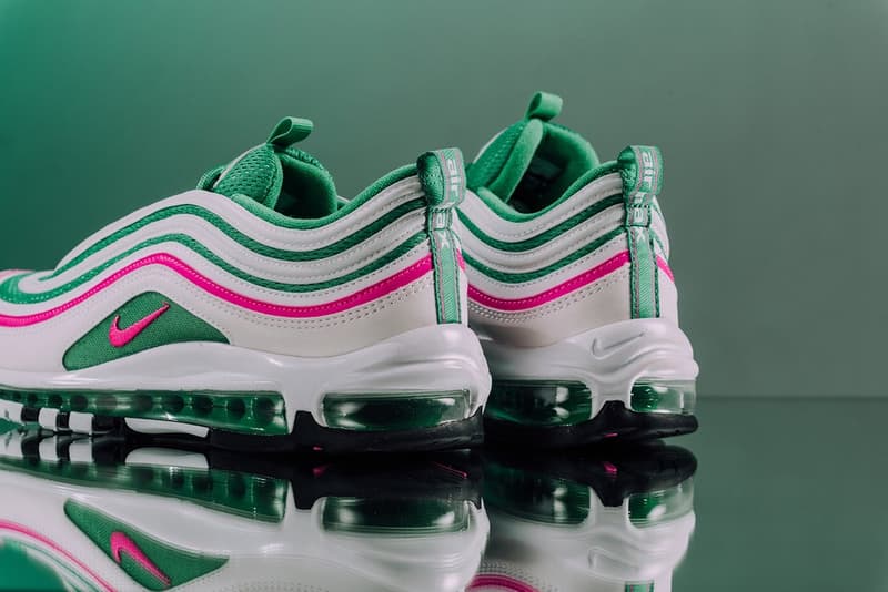 Nike Air Max 97 "South Beach" Sneaker Colorway Pink Green White Shoe