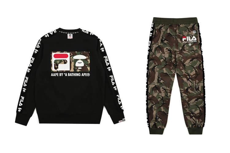 Here's Every Single Item in AAPE by A Bathing Ape x FILA's Camo-Filled Collaboration